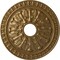 Ekena Millwork Warsaw Ceiling Medallion (Fits Canopies up to 3 1/2"), 18"OD x 3 1/2"ID x 1 3/8"P, Pale Gold CM18WAPAS - alternate 1